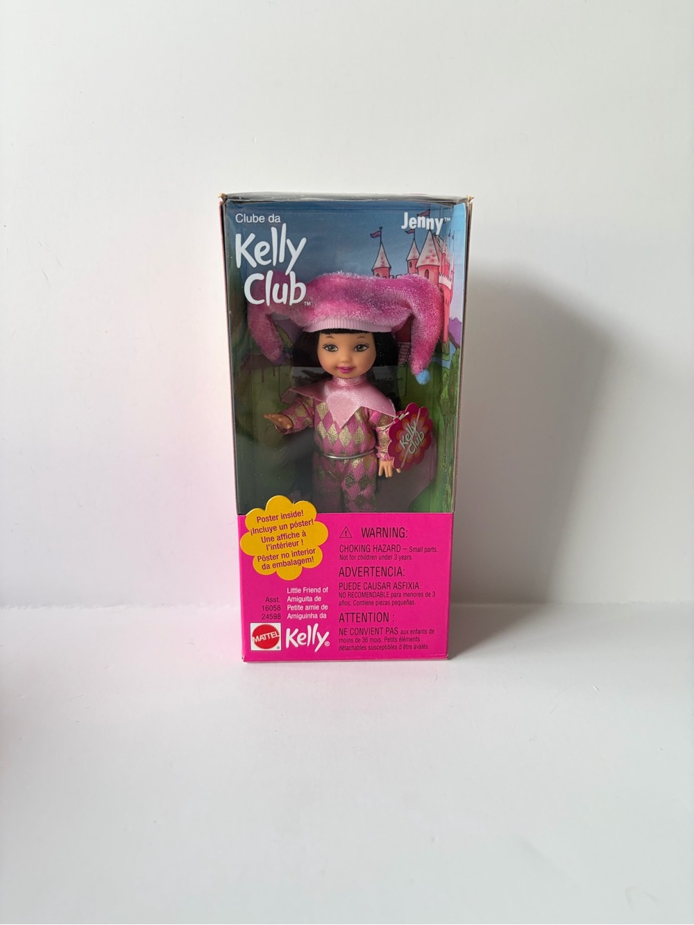NIB Barbie Kelly Club Jester Jenny doll